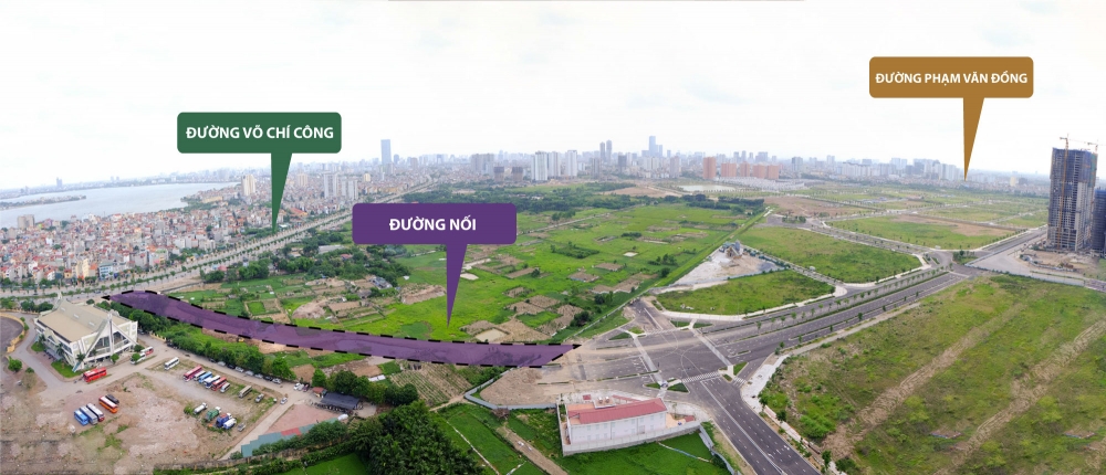 Starlake khởi công xây dựng đường nối Võ Chí Công tới Phạm Văn Đồng