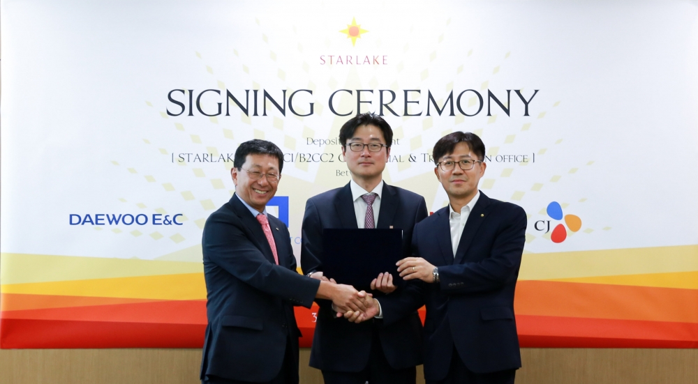 CÔNG TY TNHH PHÁT TRIỂN THT KÝ KẾT HỢP ĐỒNG ĐẶT CỌC VỚI CÔNG TY TRỰC THUỘC TẬP ĐOÀN CJ